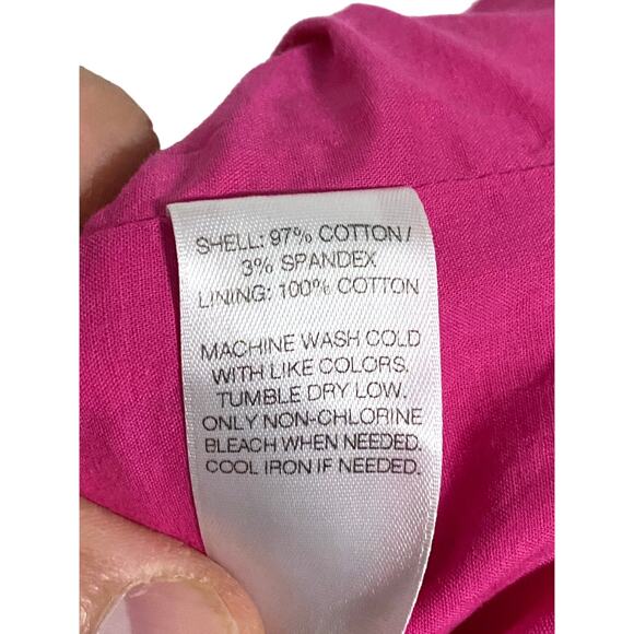 Vineyard Vines Mini Skirt Womens 0 Whale All Over Print Pink Rhododendron Preppy - Picture 6 of 7